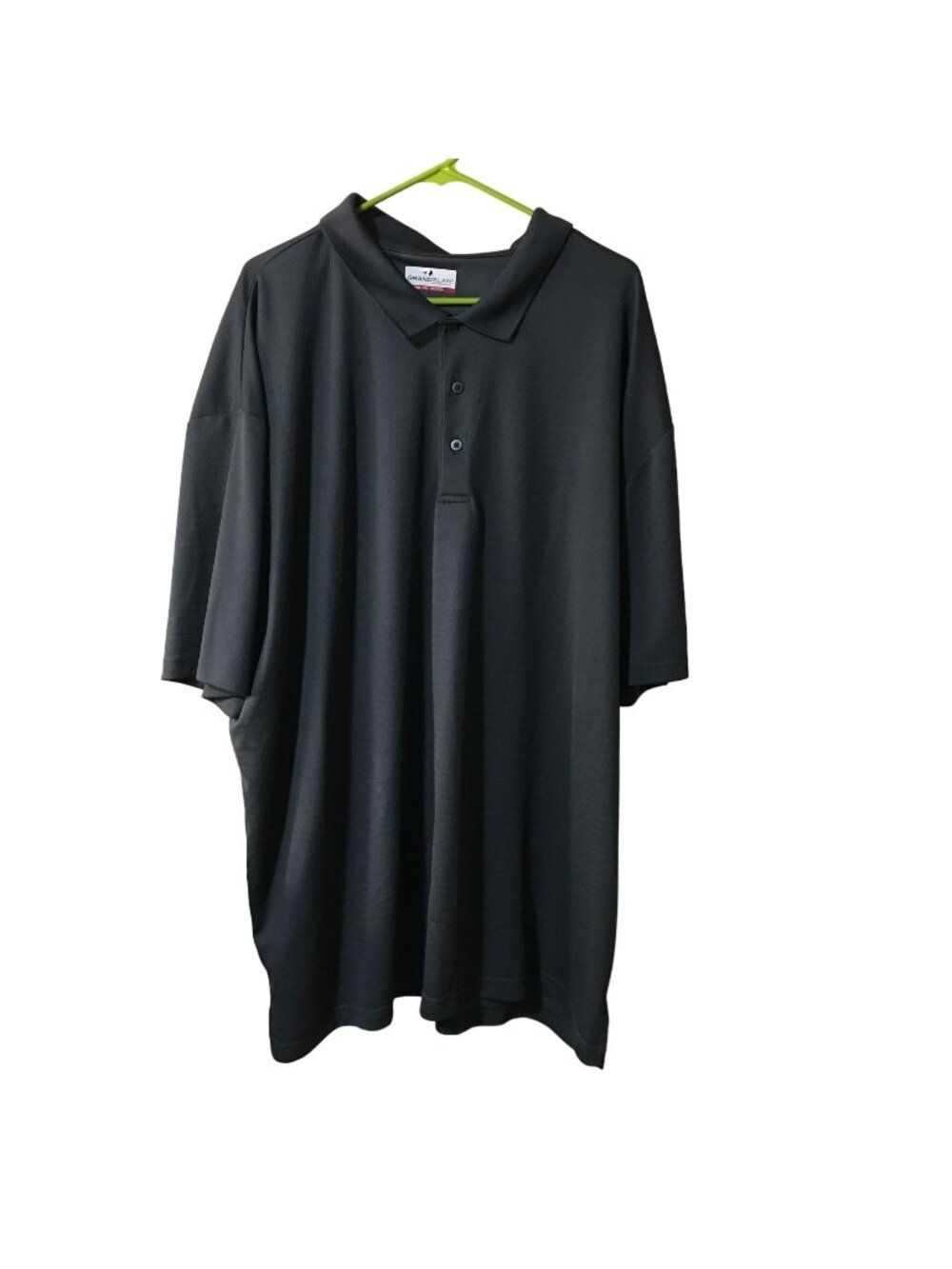 GRANDSLAM PERFORMANCE GRAY LIGHTWEIGHT GOLF POLO MENS 4XB